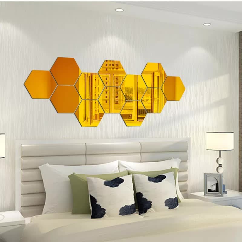 WallDaddy Hexagonal Mirror Set